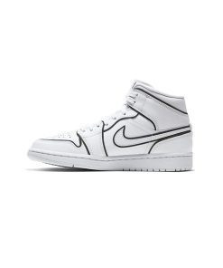 کفش ساقدار نایک ایرجردن 1 مدل Air Jordan 1 Mid SE Reflective Borders
