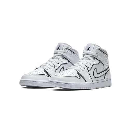 کتونی ساقدار نایک ایرجردن 1 مدل Air Jordan 1 Mid SE Reflective Borders