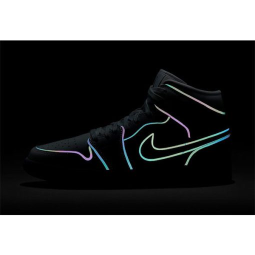 کفش نایک ایرجردن 1 مدل Air Jordan 1 Mid SE Reflective Borders