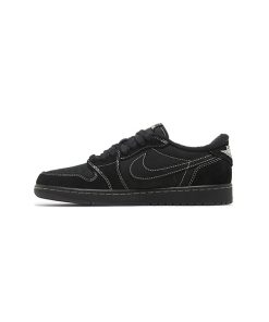 کفش نایک ایرجردن تراویس اسکات مشکی Nike Air Jordan 1 Low Travis Scott Black Phantom