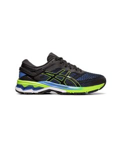 کفش پیاده روی اسیکس کایانو 26 مشکی آبی سبز Asics GEL-KAYANO 26