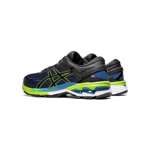 کتونی پیاده روی اسیکس کایانو 26 مشکی آبی سبز Asics GEL-KAYANO 26