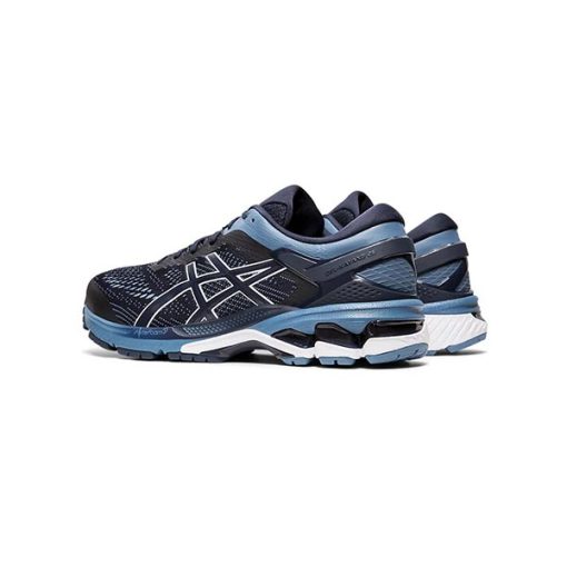 کتونی پیاده روی اسیکس کایانو 26 مشکی آبی Asics GEL-KAYANO 26