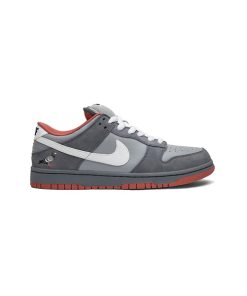 کفش مردانه نایک دانک طوسی نارنجی Nike Dunk Low Pro SB Pigeon