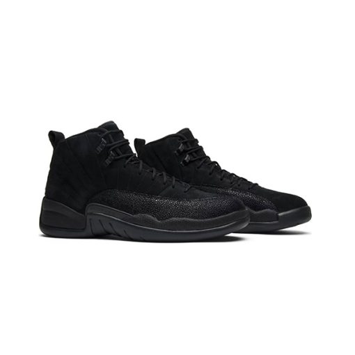 کفش نایک ایرجردن 12 مشکی OVO x Air Jordan 12 Retro Black