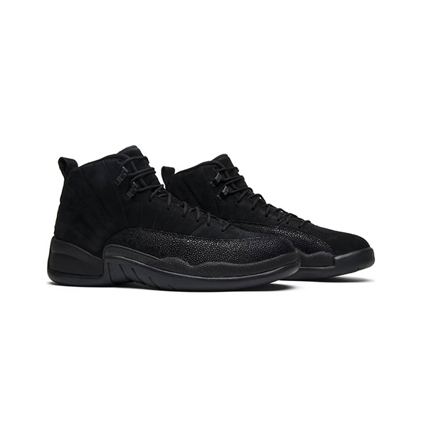 کفش نایک ایرجردن 12 مشکی OVO x Air Jordan 12 Retro Black