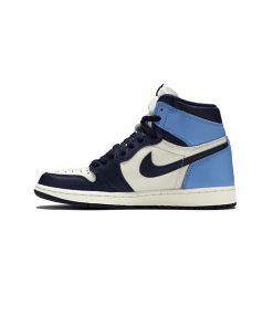 کفش نایک ایرجردن 1 آبی سورمه ای Air Jordan 1 Retro High OG Obsidian