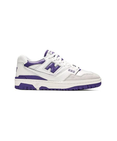 کتونی نیوبالانس 550 سفید بنفش New Balance 550 White purple