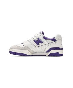 کتونی نیوبالانس 550 سفید بنفش New Balance 550 White purple