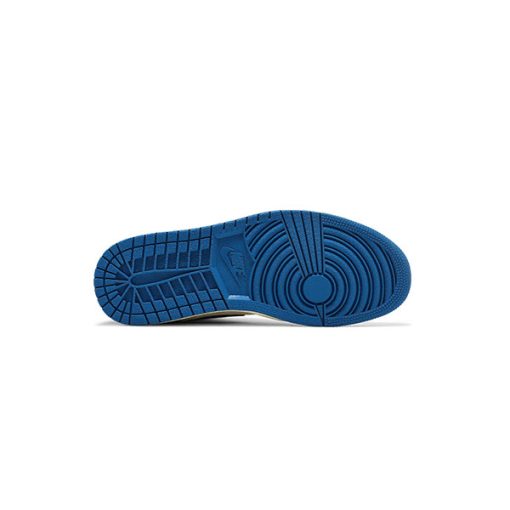 کتونی نایک ایرجردن 1 تراویس اسکات آبی Air Jordan 1 Travis Scott Fragment Design