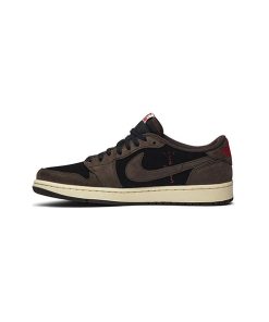 کفش نایک ایرجردن 1 تراویس اسکات ساق کوتاه Nike Travis Scott Air Jordan 1 Low