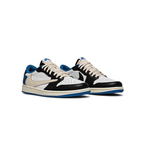 کفش نایک ایرجردن 1 تراویس اسکات فرگمنت ساق کوتاه Air Jordan 1 Travis Scott Fragment