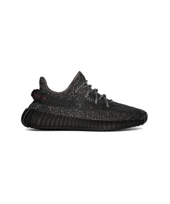 کتانی آدیداس ییزی 350 مشکی فول شاین Adidas Yeezy 350 V2 Static Black (Reflective)