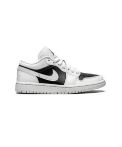 کتونی نایک ایرجردن 1 ساق کوتاه سفید مشکی Nike Air Jordan 1 Low