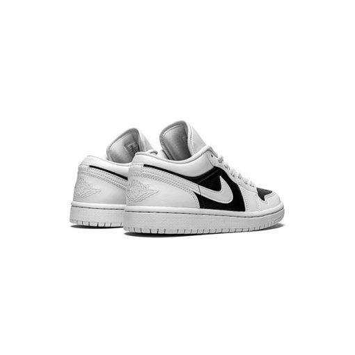 کتانی نایک ایرجردن 1 ساق کوتاه سفید مشکی Nike Air Jordan 1 Low