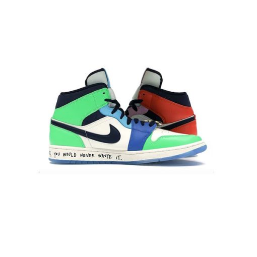کفش مردانه نایک ایرجردن 1 ملودی احسانی Nike Air Jordan 1 Melody Ehsani