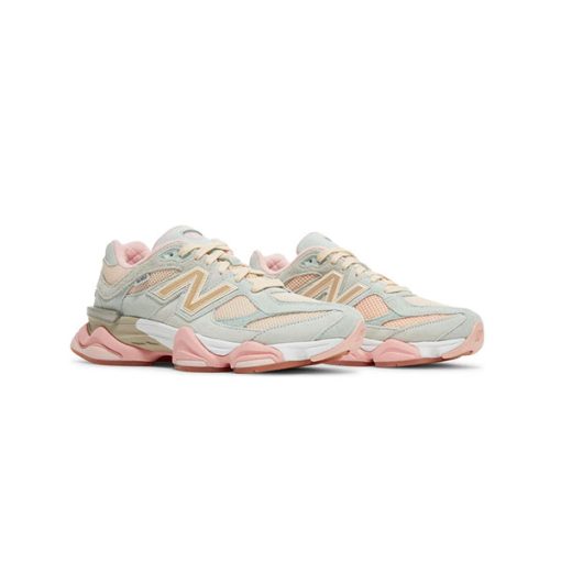 کتونی باشگاه نیوبالانس 9060 طوسی صورتی New Balance 9060 Baby Shower Blue