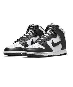 کتونی ساقدار نایک دانک مشکی سفید Nike Dunk High Panda
