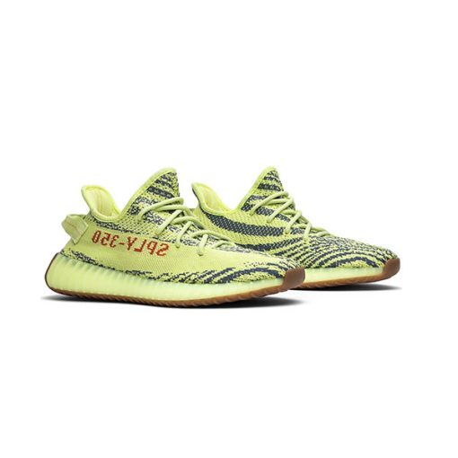کتونی مردانه آدیداس ییزی 350 سبز فسفری Adidas Yeezy 350 V2 Semi Frozen Yellow