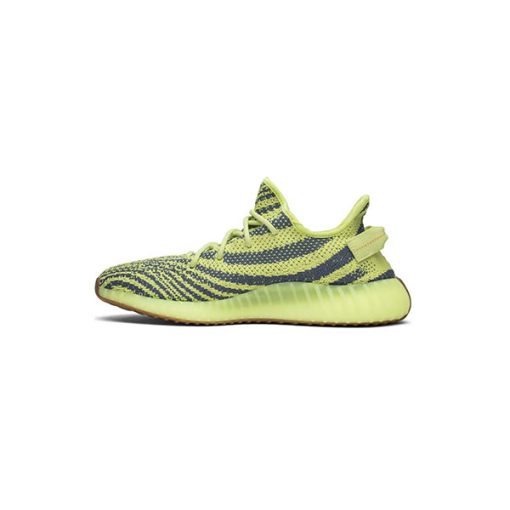 کفش راحتی آدیداس ییزی 350 سبز فسفری Adidas Yeezy 350 V2 Semi Frozen Yellow