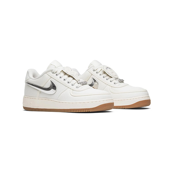 کتونی نایک ایرفورس تراویس اسکات کرمی Nike AirForce 1 Travis Scott