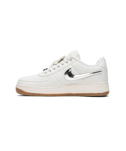 کتونی نایک ایرفورس تراویس اسکات کرمی Nike AirForce 1 Travis Scott