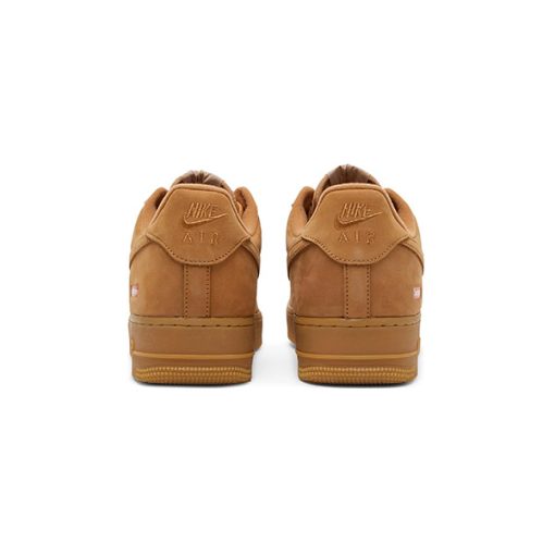 کتونی نایک ایرفورس سوپرریم قهوه ای Nike AirForce 1 Supreme Low SP Wheat