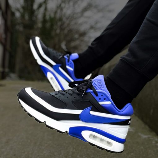 کفش نایک ایرمکس 90 مشکی آبی Nike Airmax BW