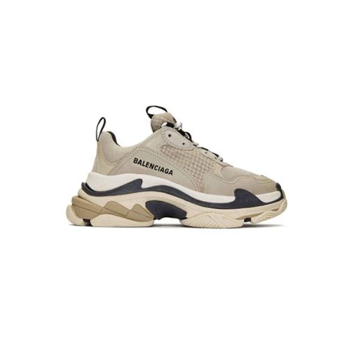 کفش بالنسیاگا تریپل اس کرمی Balenciaga Triple s