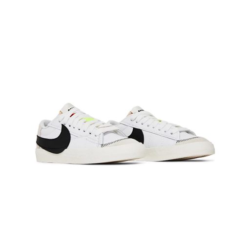 کتانی نایک بلیزر جومبو ساق کوتاه سفید مشکی Nike Blazer Mid 77 Jumbo