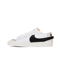 کفش نایک بلیزر جومبو ساق کوتاه سفید مشکی Nike Blazer Mid 77 Jumbo