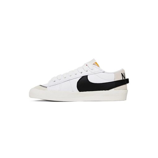 نایک بلیزر جومبو ساق کوتاه سفید مشکی Nike Blazer Mid 77 Jumbo