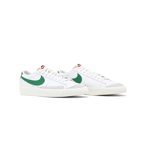 کفش بلیزر ساق کوتاه سفید سبز Nike Blazer Low 77 Vintage Pine Green