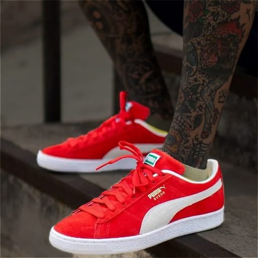 کتونی کژوال پوما سوئد قرمز Puma Suede