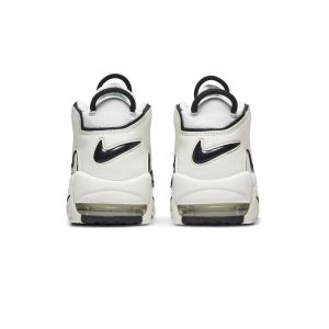 کفش نایک آپتمپو سفید خط مشکی Nike Uptempo White