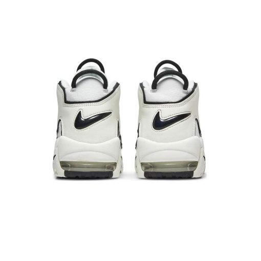 کفش نایک آپتمپو سفید خط مشکی Nike Uptempo White