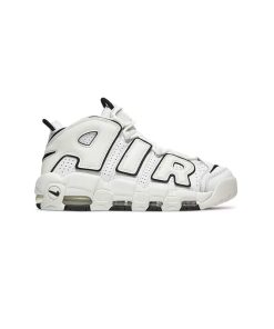 کتونی نایک آپتمپو سفید خط مشکی Nike Uptempo White