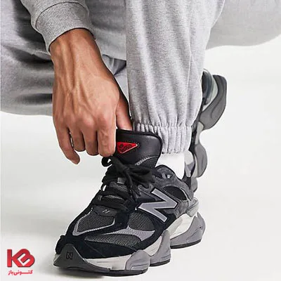 کتونی نیوبالانس 9060 مشکی New Balance 9060 Black Castlerock