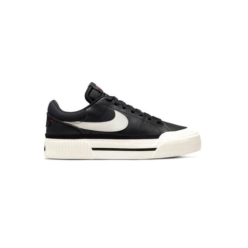 کتونى نایک کورت لگاسى مشکی سفید Nike Court Legacy