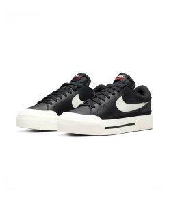 کتونى نایک کورت لگاسى مشکی سفید Nike Court Legacy