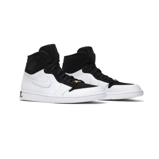 کفش نایک ایرجردن 1 ایکوالیتی سفید مشکی Nike Air jordan 1 Equality