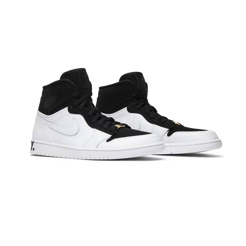 کفش نایک ایرجردن 1 ایکوالیتی سفید مشکی Nike Air jordan 1 Equality
