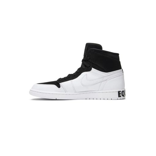 کتونی نایک ایرجردن 1 ایکوالیتی سفید مشکی Nike Air jordan 1 Equality