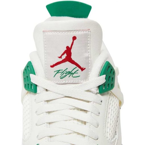 کتونی نایک ایرجردن 4 اس بی سفید سبز Nike Air Jordan 4 SB