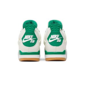کتانی نایک ایرجردن 4 اس بی سفید سبز Nike Air Jordan 4 SB