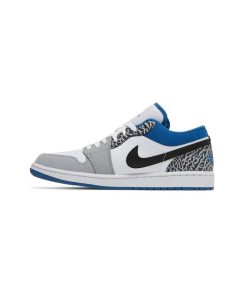 کفش نایک ایرجردن 1 ساق کوتاه Nike Air Jordan 1 Low SE True Blue