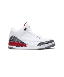 کتونی نایک ایرجردن 3 سفید قرمز Nike Air Jordan 3 Retro Hall of Fame