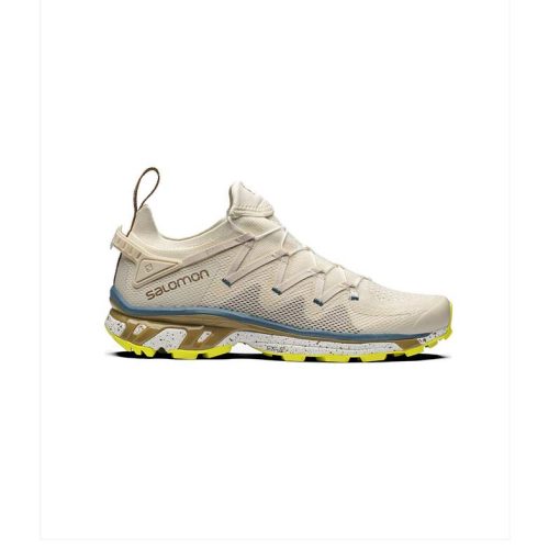 کفش سالامون کرم سفید سبز Salomon XT-RUSH
