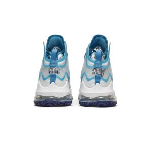کتونی بسکتبالی نایکی لبرون 19 سفید آبی Nike LeBron 19 Space Jam Sweatsuit