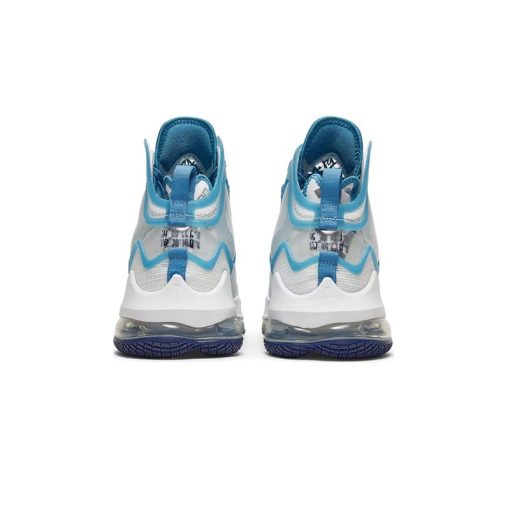 کتونی بسکتبالی نایکی لبرون 19 سفید آبی Nike LeBron 19 Space Jam Sweatsuit